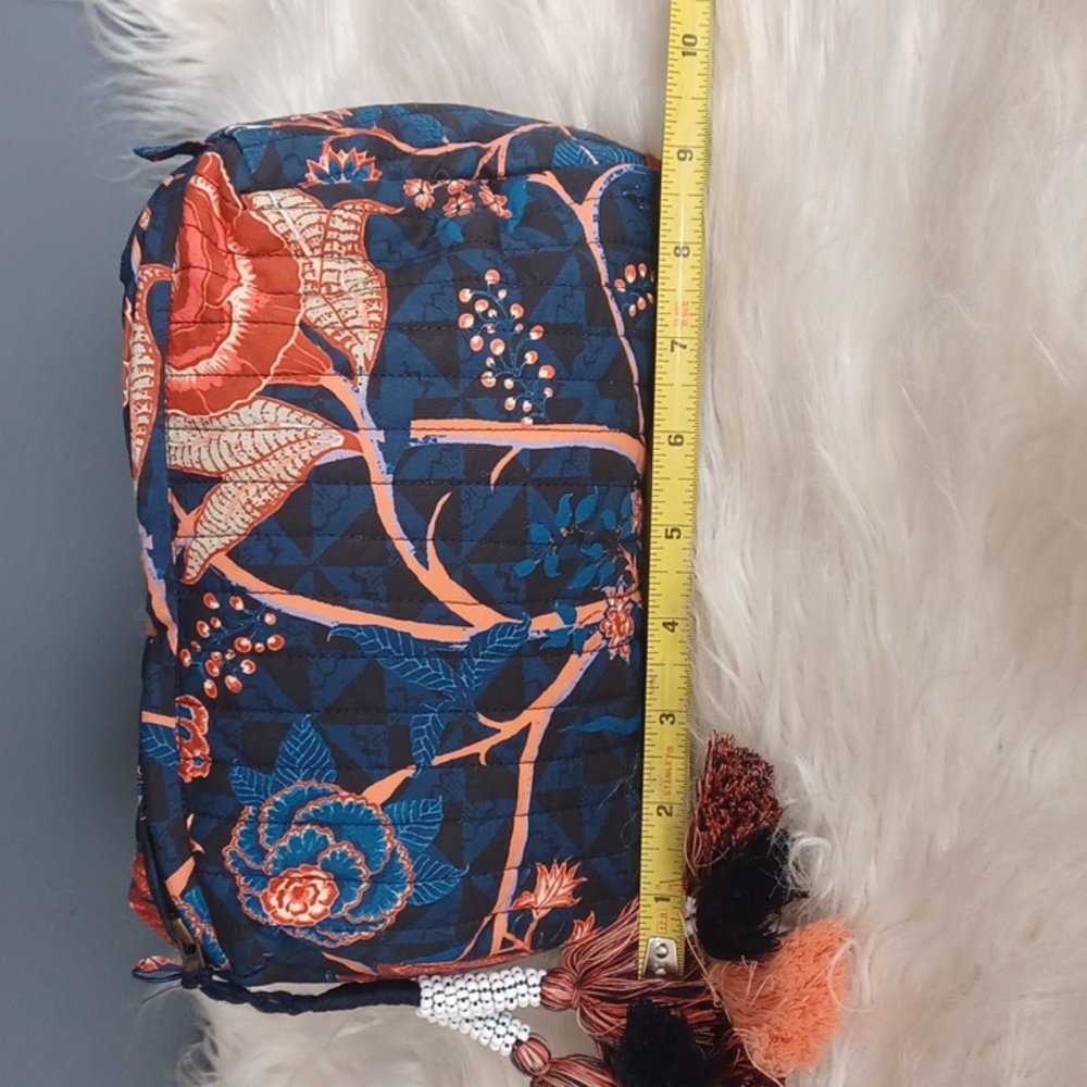 Ulla Johnson  floral cosmetic bag  with tassels - Picture 7 of 14